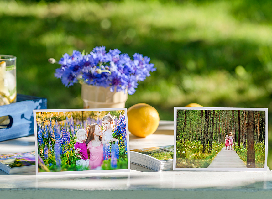 Digital photo prints developing photos